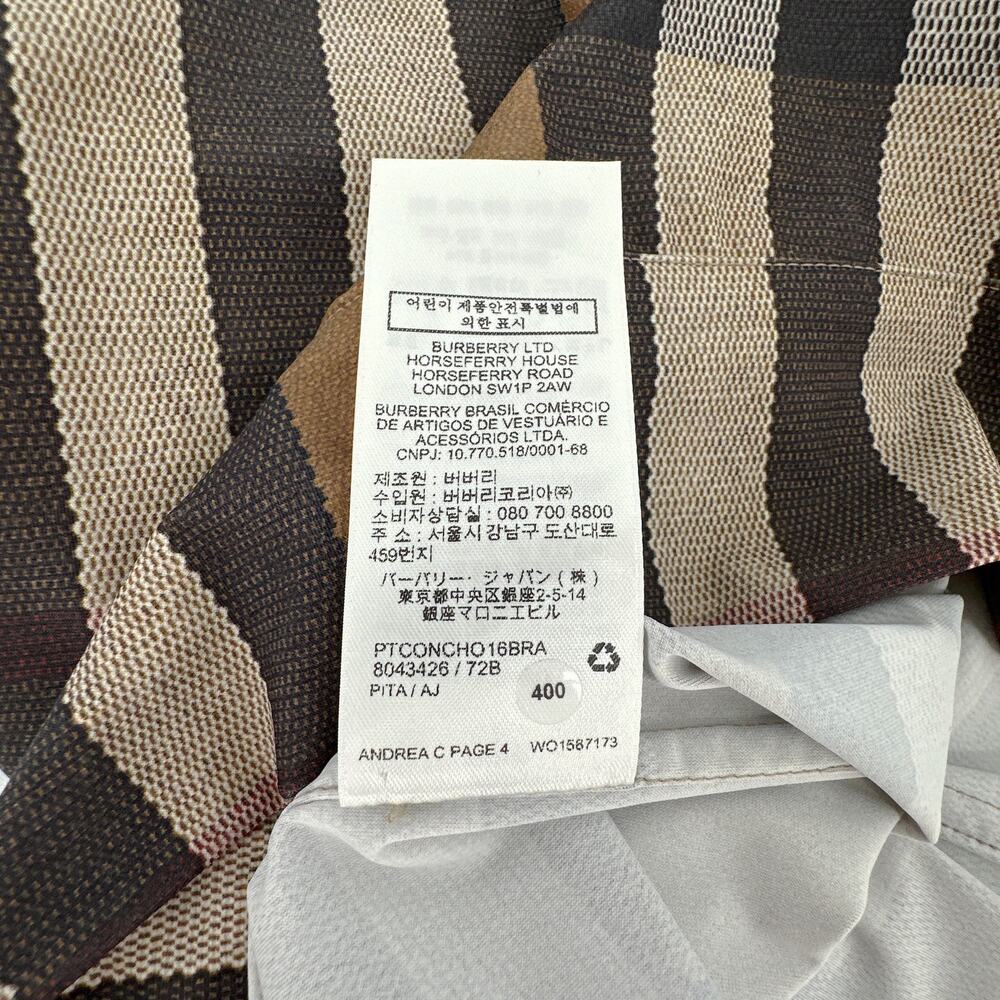 BURBERRY Andrea Check Biker Short XS - Picture 9 of 13